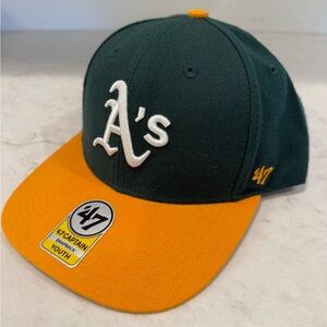 ‘47 Brand Oakland A’s Youth Size Snapback Hat